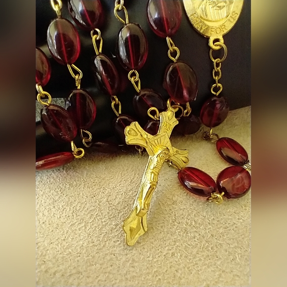 SOLD!!!!!! Rosari Necklace St.Theresa - Picture 7 of 7